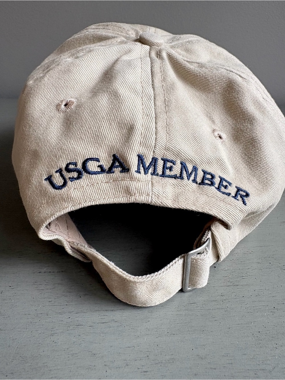 USGA Golf 2005 US Open Pinehurst No. 2 Khaki Baseball Hat Cap Adjustable VTG - Picture 8 of 9